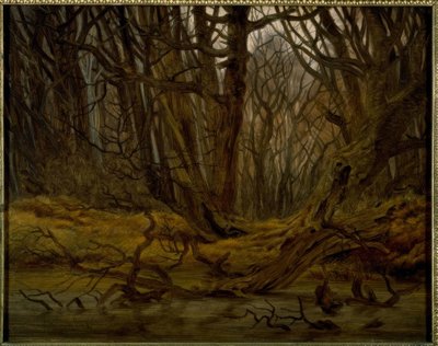 Forest in Late Autumn by Caspar David Friedrich